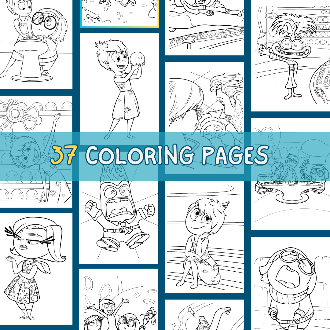 InsideOut 2 Coloring Book