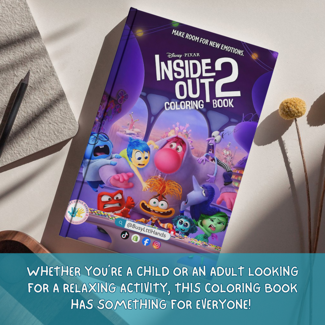 InsideOut 2 Coloring Book